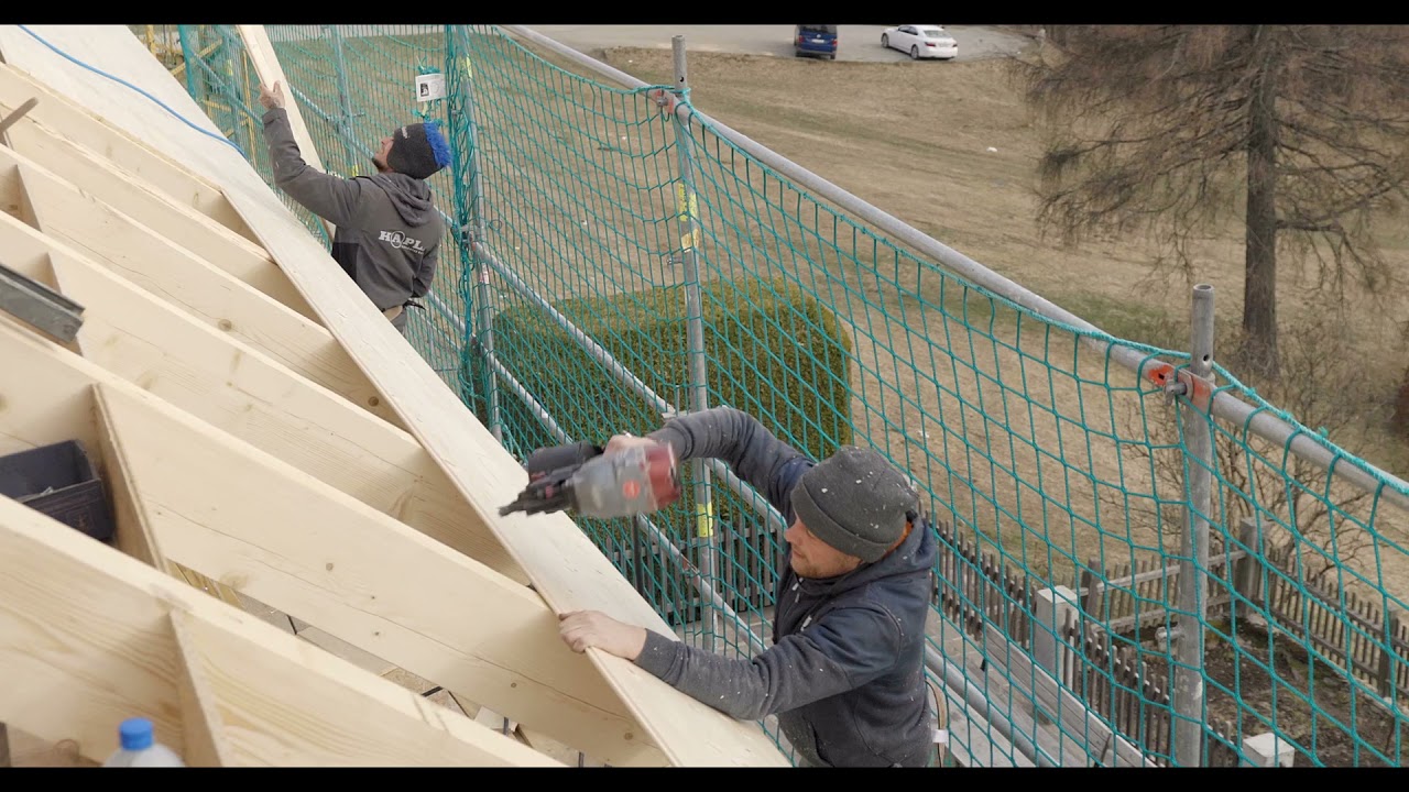 Bautagebuch Waldschenke #3: Dachstuhl Aufschlagen