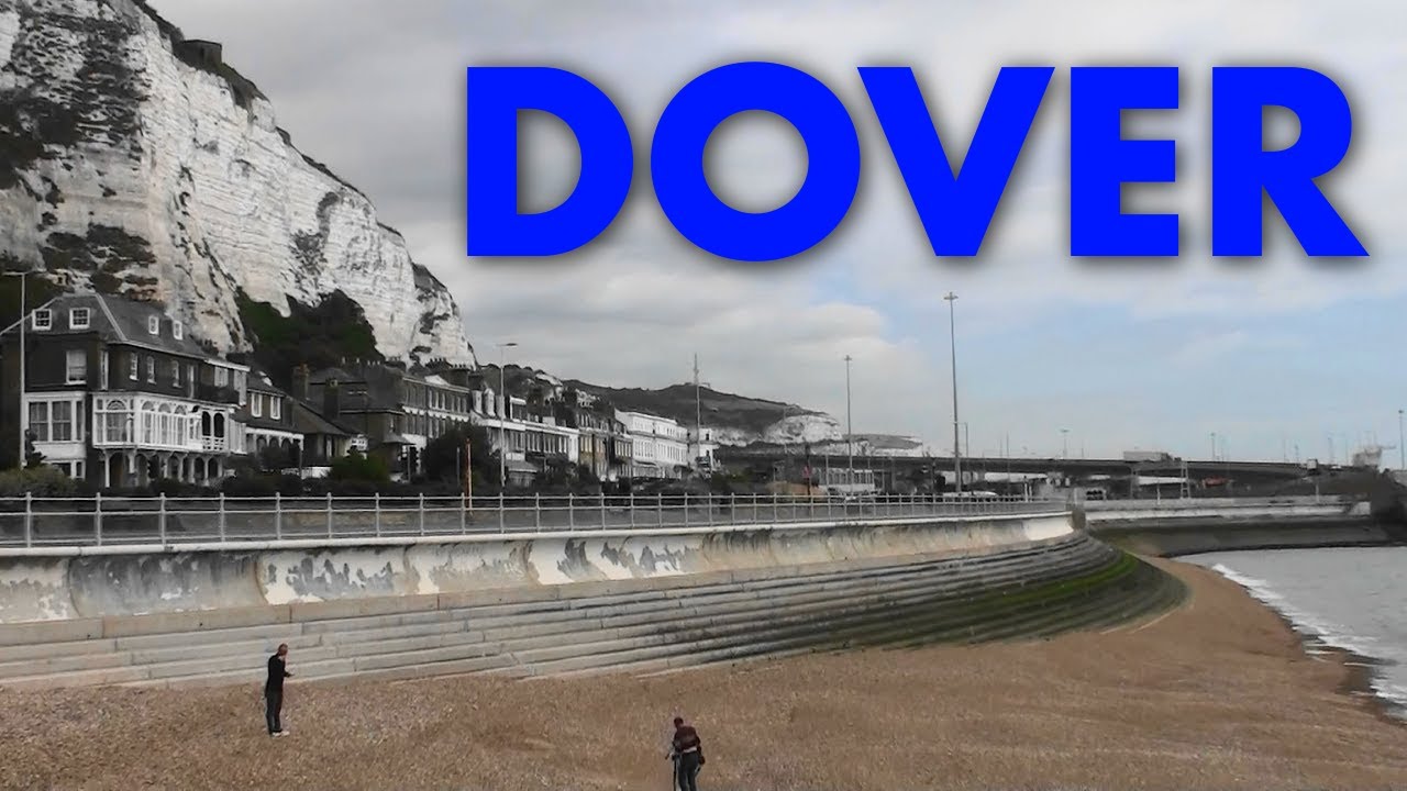 The UK Today - The White Cliffs Of Dover & Seafront In DOVER , Kent . England
