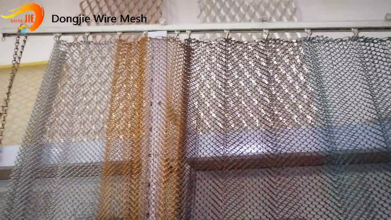 chain mail curtain chain link mesh room divider Factory direct sales