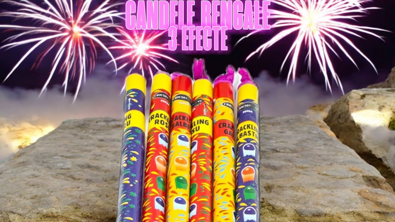 ARTIFICII SHOP CANDELE BENGALE 3 EFECTE
