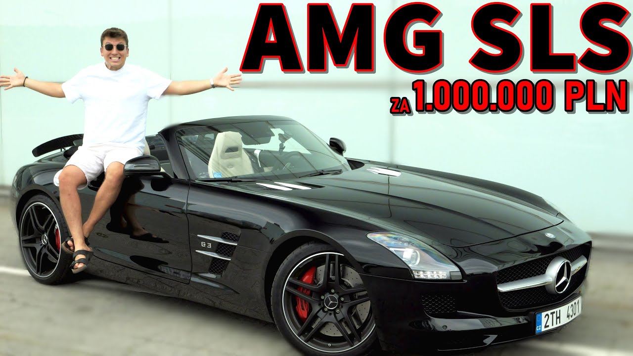 Rakietowe przyspieszenie i brutalny dźwięk: Mercedes AMG SLS o mocy 571 HP 6.2l v8 | Hi_5