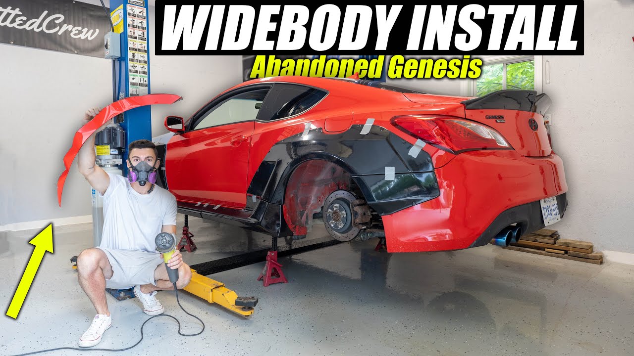 Установка Krotov Widebody на Genesis Coupe стоимостью 1000 долларов!