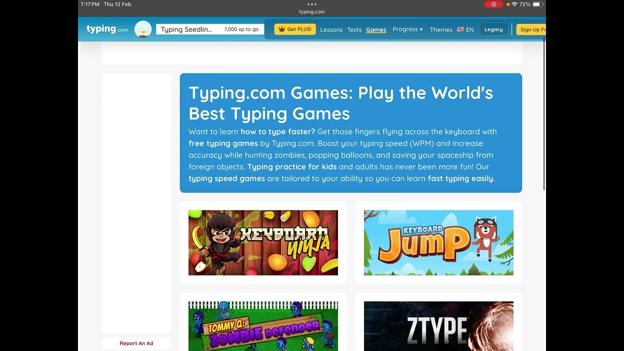 Typing.com Tutorial