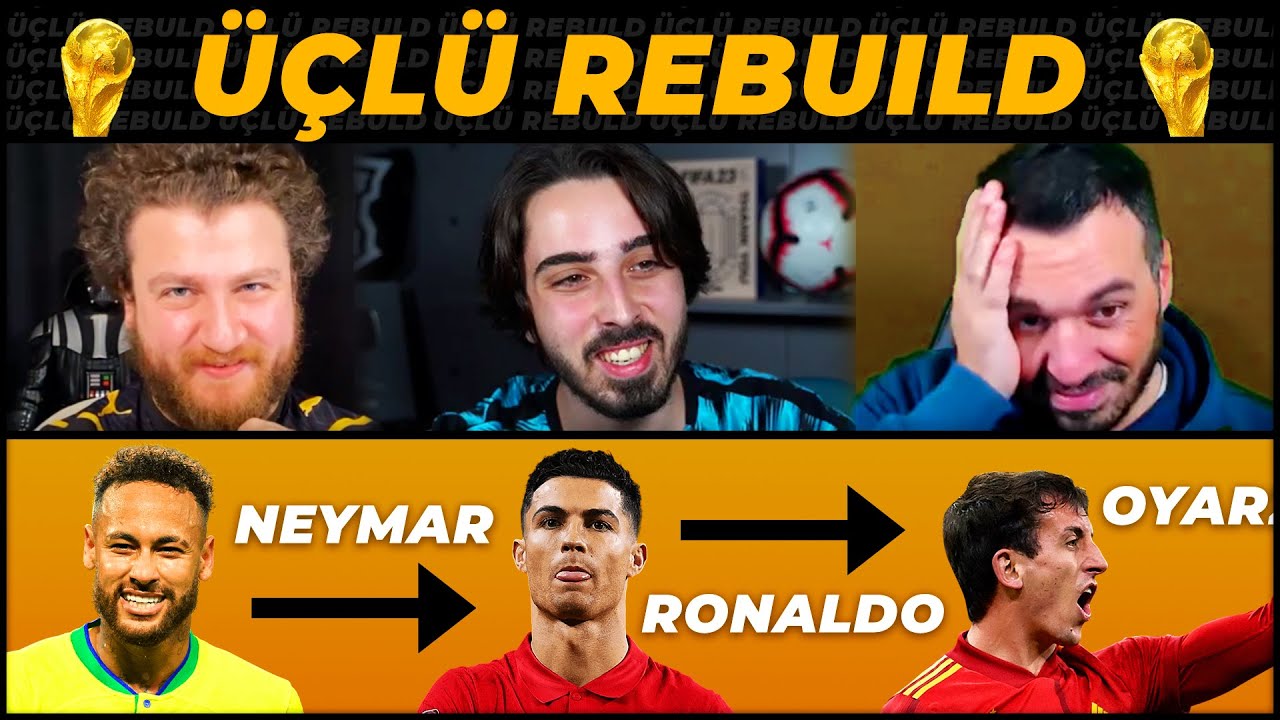 FIFA 23 SON HARF BAŞ HARF ÜÇLÜ REBUILD // SADECE DÜNYA KUPASI FUTBOLCULARI @UKarakullukcu @OnurOnline