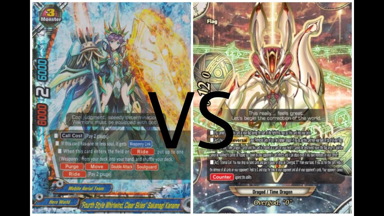 Buddyfight match Mobile Aerial Team vs Time Dragons