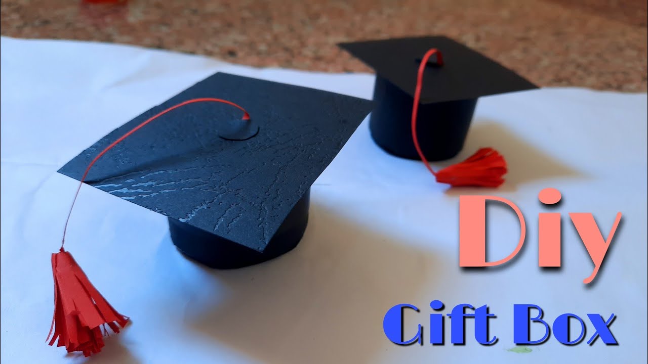 Learn to make a graduation cap| diy mini graduation cap| gift for students| #graduationcap #howto