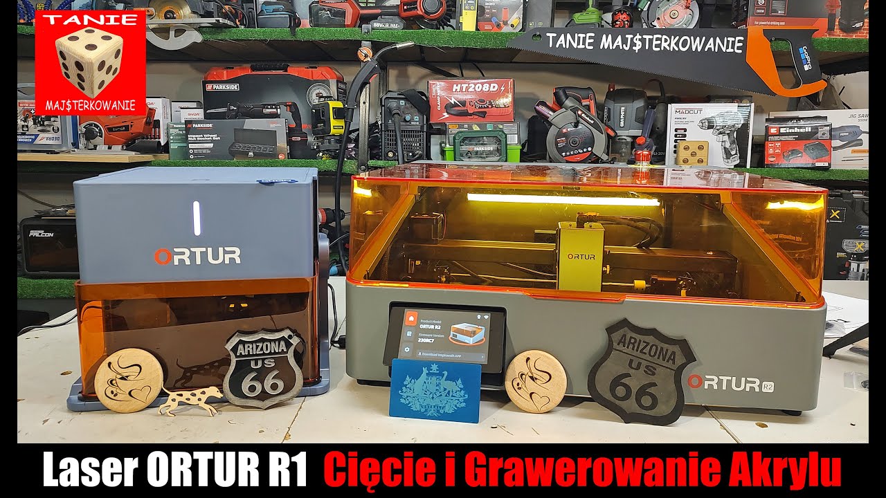 Mobilny Grawer Laserowy ORTUR R1  Cięcie i Grawerowanie Przeźroczystego Akrylu Laserem Diodowym?