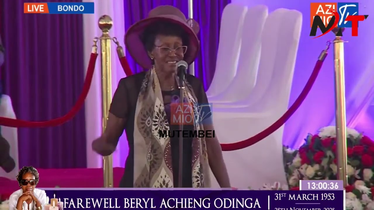 Raila Odinga Sister Wenwa Akinyi Eulogises the late Beryl Odinga!