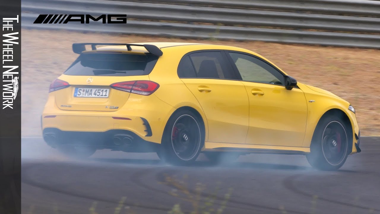 2020 Mercedes-AMG A45 S 4MATIC+ | Sun Yellow | Driving, Interior, Exterior
