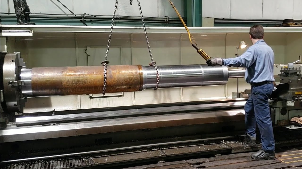 Heavy Turning / 5 tons Roller / Roughing CNC Lathe / Tokarka CNC