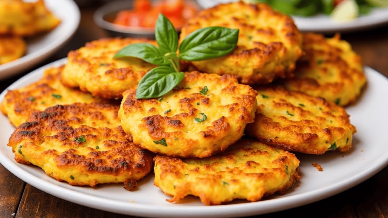 I've Never Eaten So Delicious Butternut Squash! Vegan Fritters With Spicy Herb Yoghurt