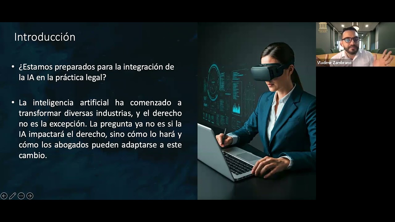 Webinar: Inteligencia Artificial aplicada al Derecho: Un enfoque práctico para Abogados
