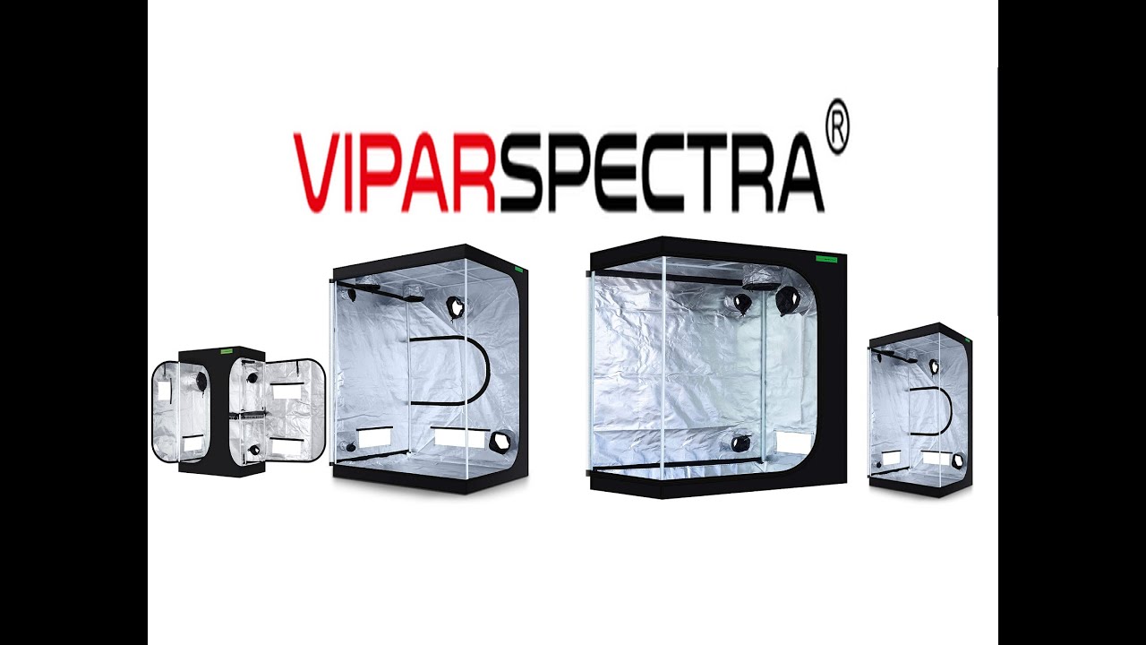 VIPARSPECTRA Grow Tent Review for Indoor Gardening 4x4 & 4x2 Setup / Walk Through