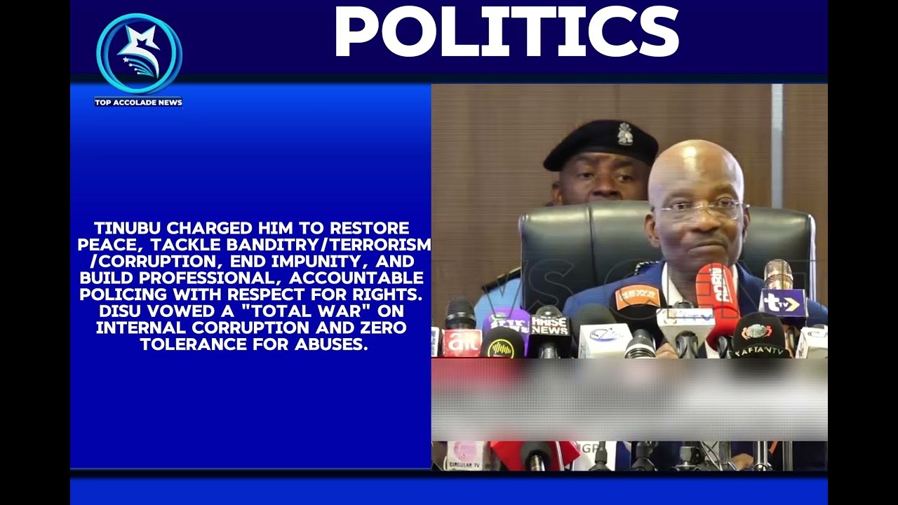 TINUBU PUSHES STATE POLICE, NEW IGP DISU, INEC 2027 PREP AMID INSECURITY