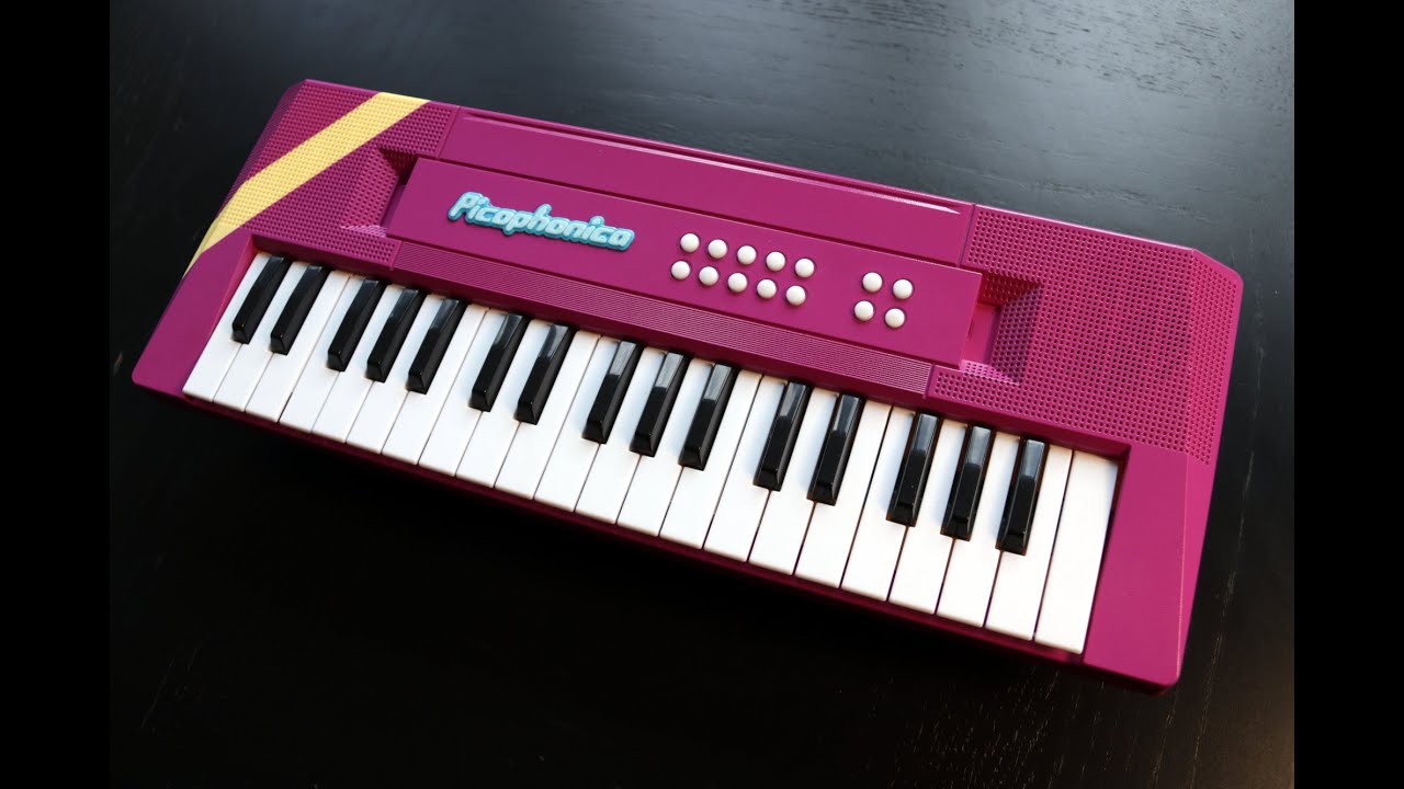 Picophonica — A Raspberry Pi Pico synth for a toy keyboard, with instrument presets and Midi out