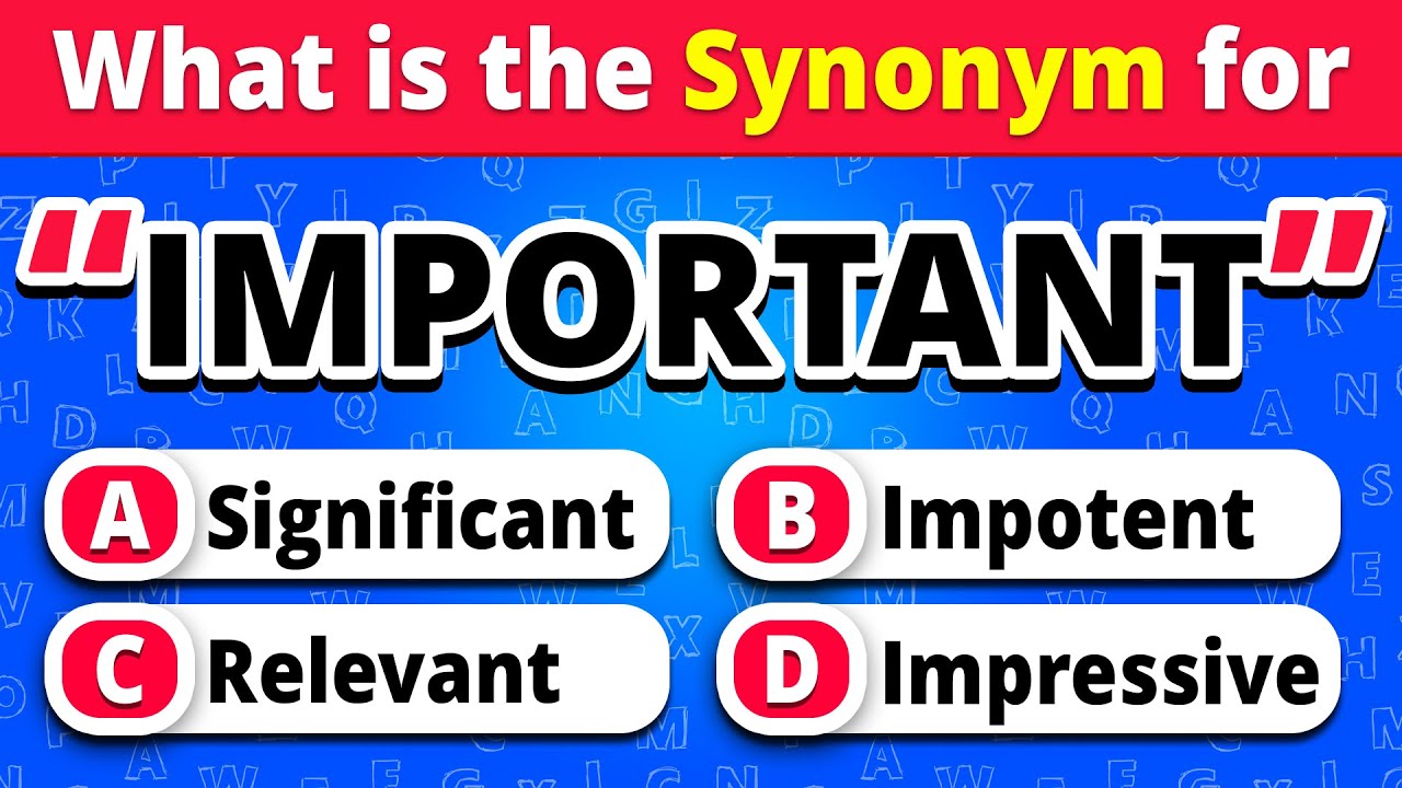Synonyms Quiz: 97% CAN NOT SCORE 50/50 📖 Easy, Medium, Hard, Impossible