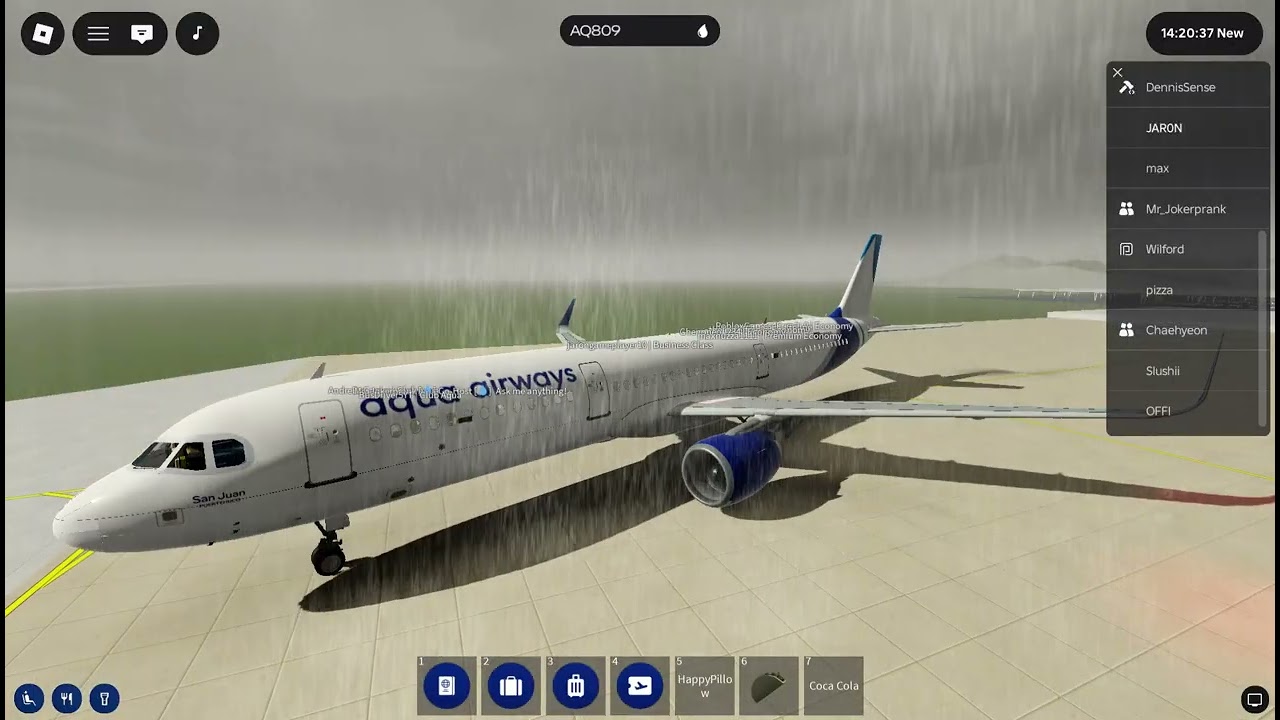 ROBLOX | Aqua Airways | Business Class | Airbus A321neo (New Club Aqua Seats) | Part 3