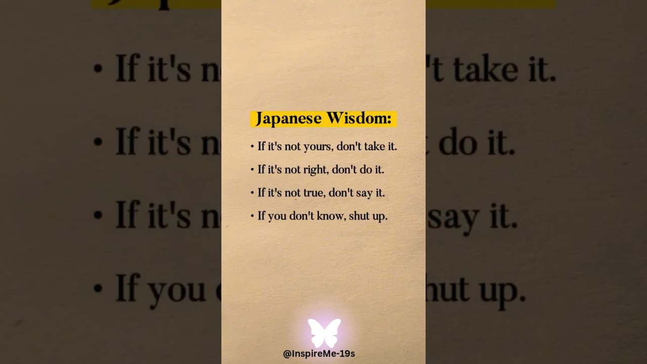 &ldquo;Simple Japanese Philosophy That Changes Everything #japanese #wisdom #lifelessons  #mindsetmatters