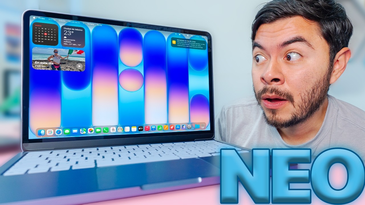 💥 YA SALIÓ la MacBook Neo! Unboxing y primeras impresiones (Azul 💙)
