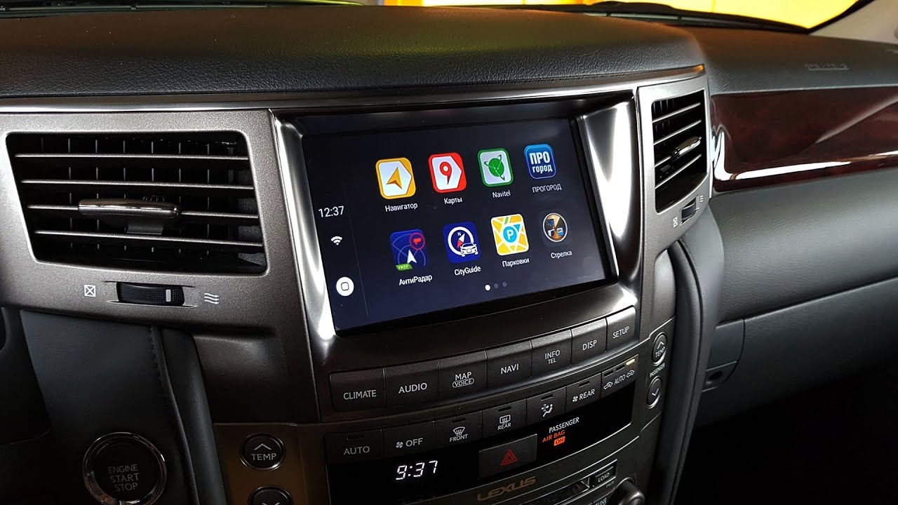 Lexus LX570 2008-2015 г.в. и Android Auto Pro 6.0.1
