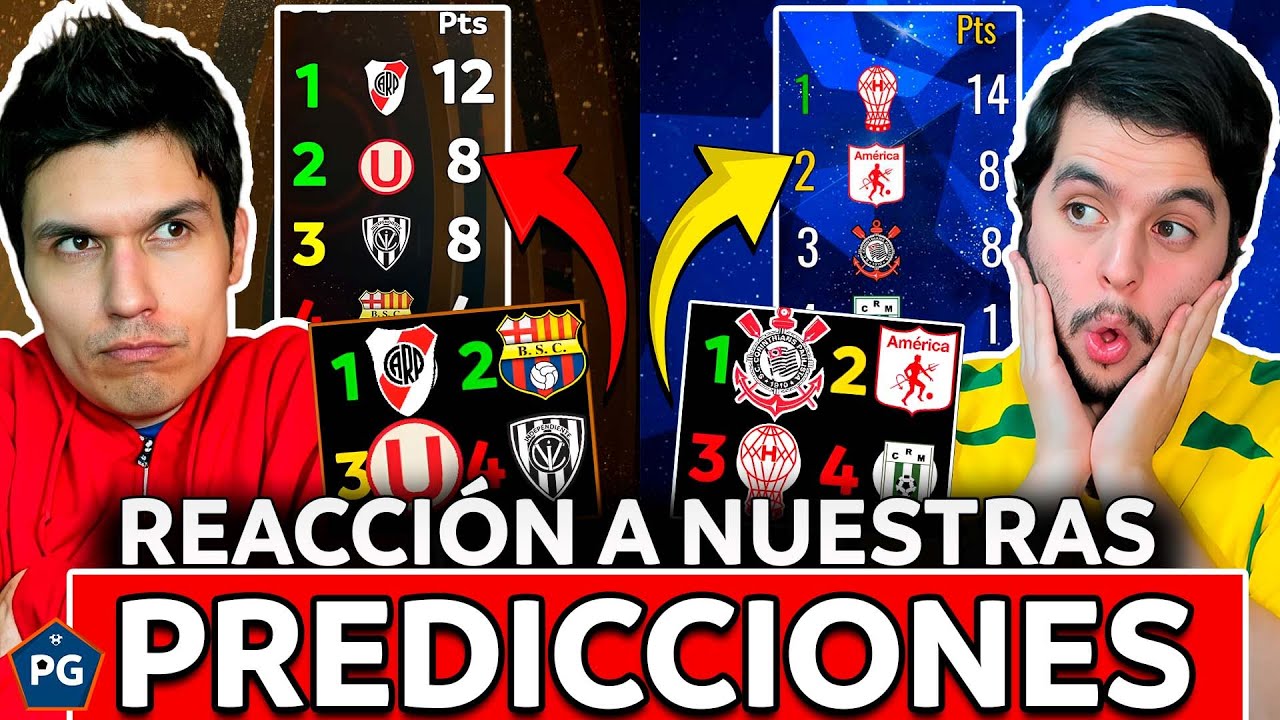 REACCIONAMOS a NUESTRAS PREDICCIONES de los GRUPOS de COPA LIBERTADORES y COPA SUDAMERICANA 2025🏆