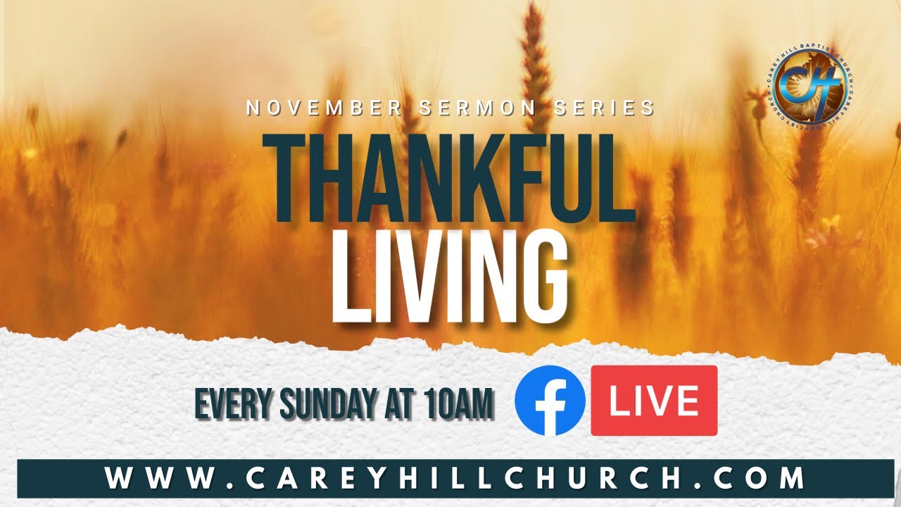 My Faith Did It | Thankful Living Series | Pastor Brandon L Dotson