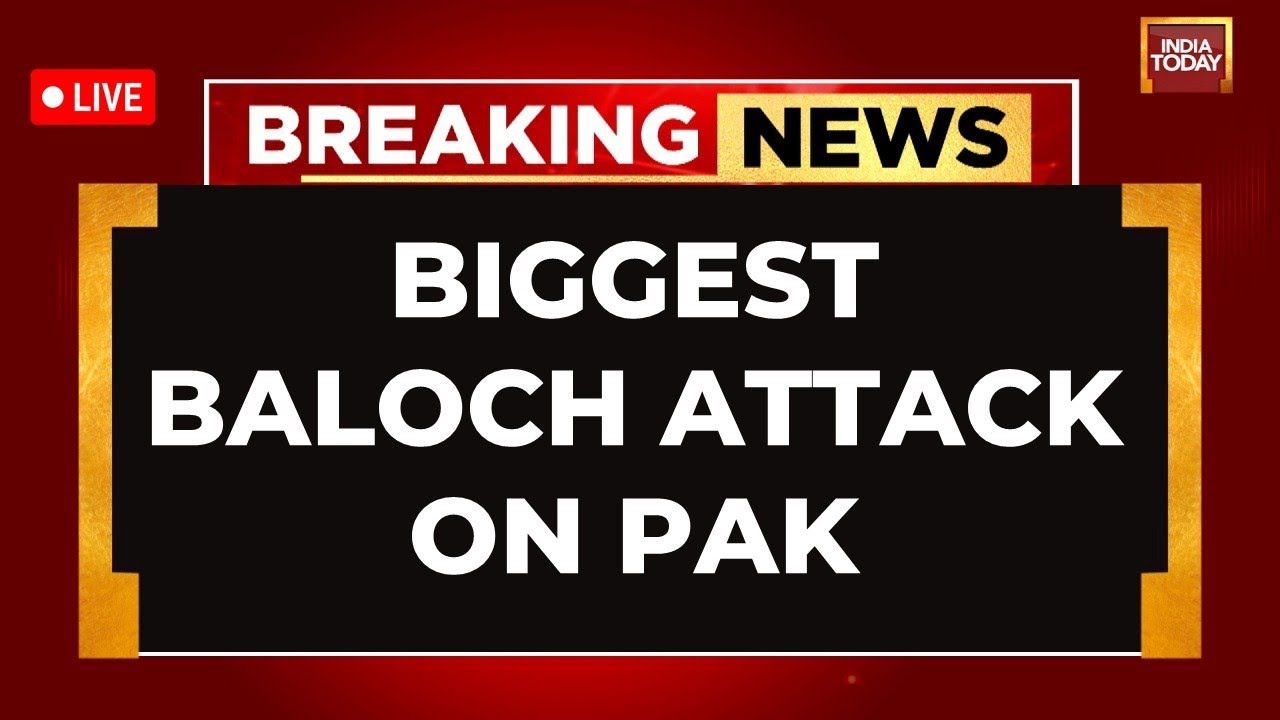 Baloch's Biggest Attack on Pakistan LIVE | Pakistan Attacked LIVE | BLA Attacks Pakistan News LIVE