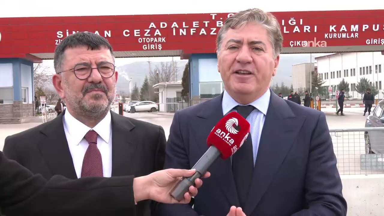 Murat Emir ve Veli Ağbaba, Sincan Cezaevi önünde açıklama yapıyor #Canlı