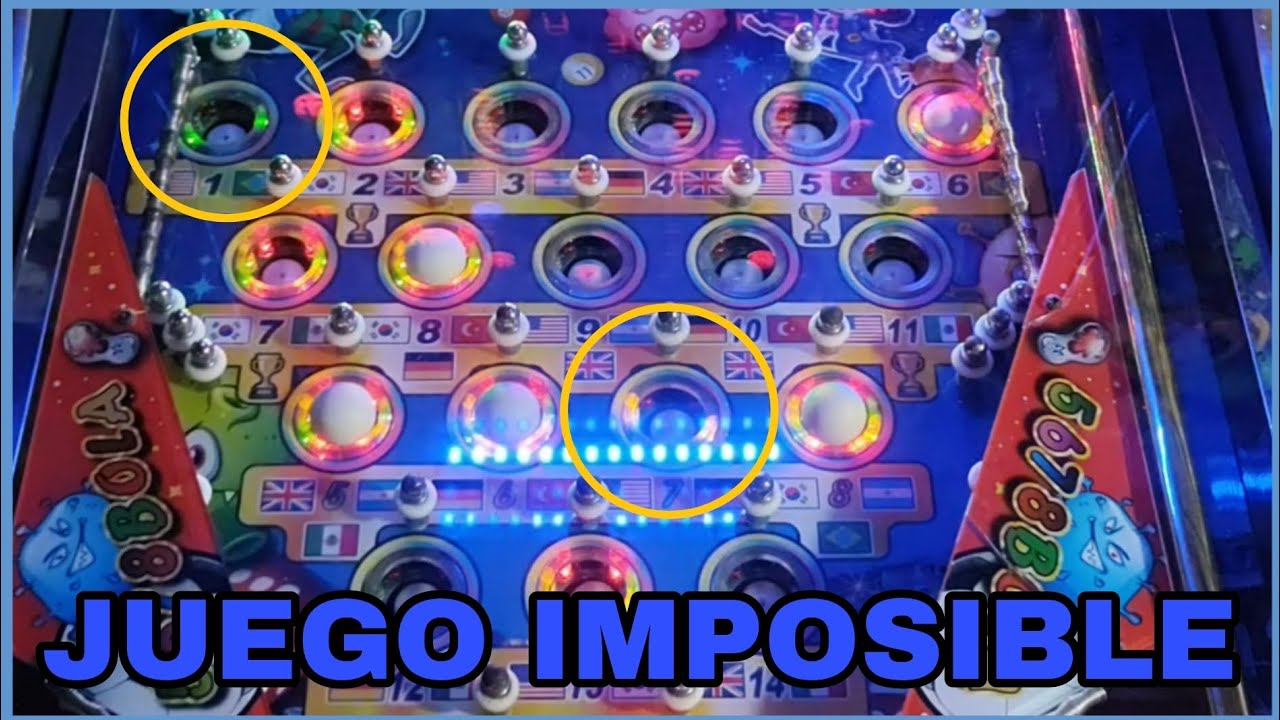 Volvimos haciendo una JUGADA IMPOSIBLE 😱 en la pinball de 8 pelotas 🇧🇷🇧🇷 