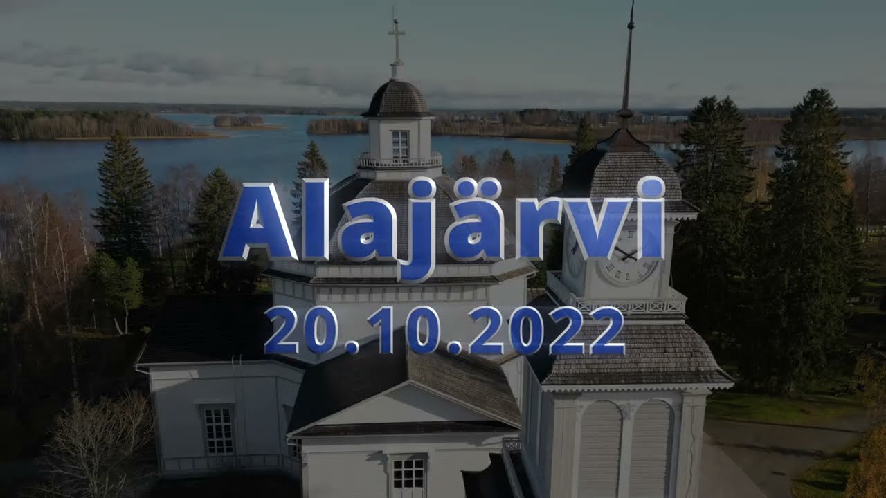 Alajärvi kirkon ympäri kylälle