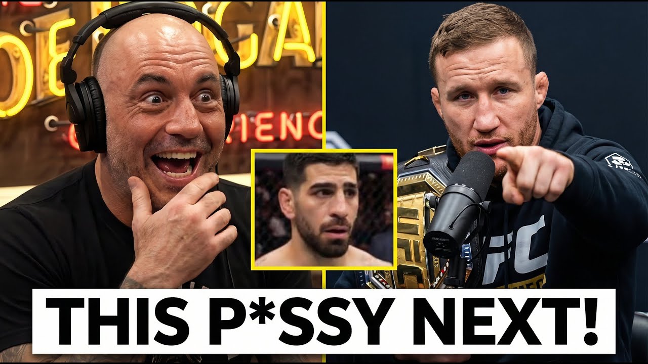 Justin Gaethje Sends BRUTAL Warning To Ilia Topuria On Joe Rogan!