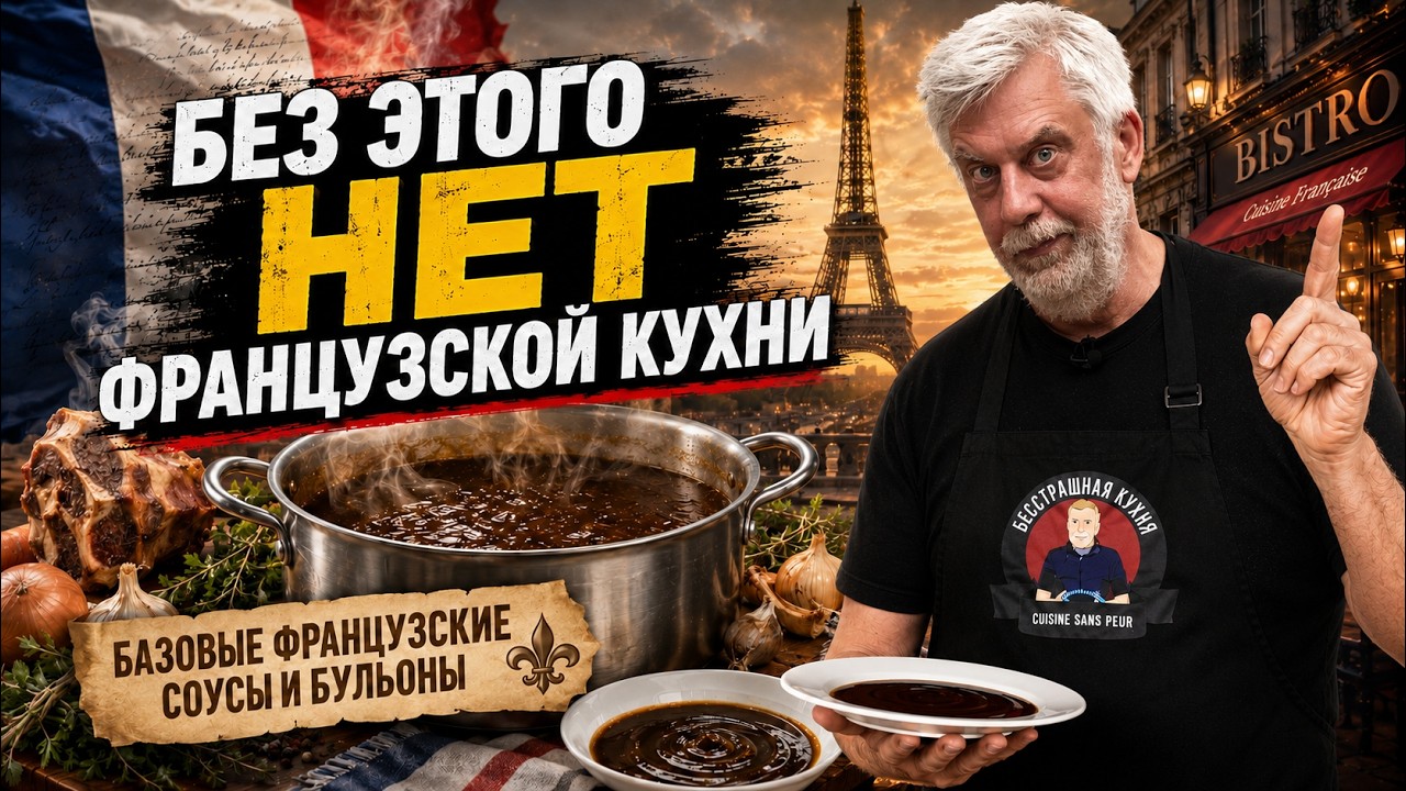 Базовые бульоны или мясные соусы 🔥  Это нужно знать каждому!
