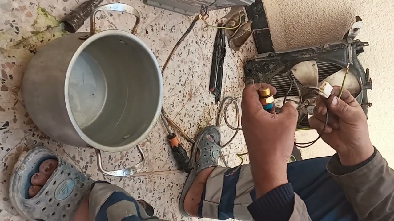 طريقة اختبار واصلاح مانو الرادياتور لسيارة ماروتي800