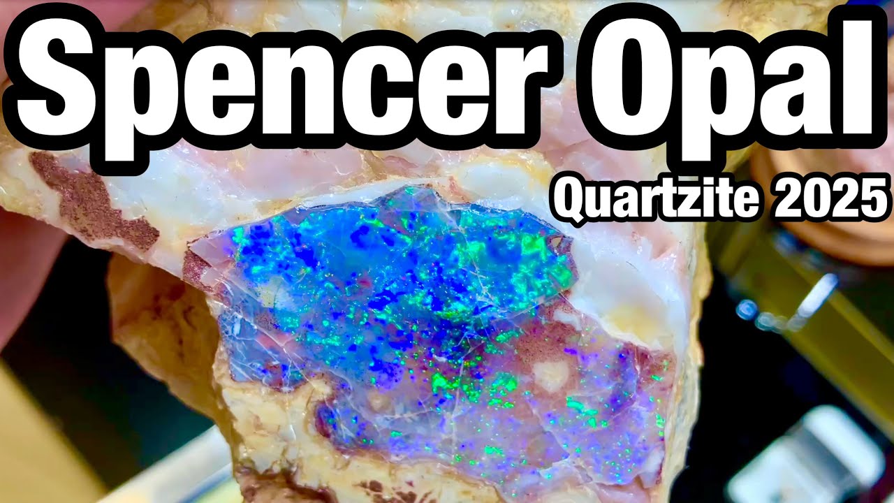 Spencer Opal Mines - Americans finest Opal - Quartzite Gem Show 2025 part6