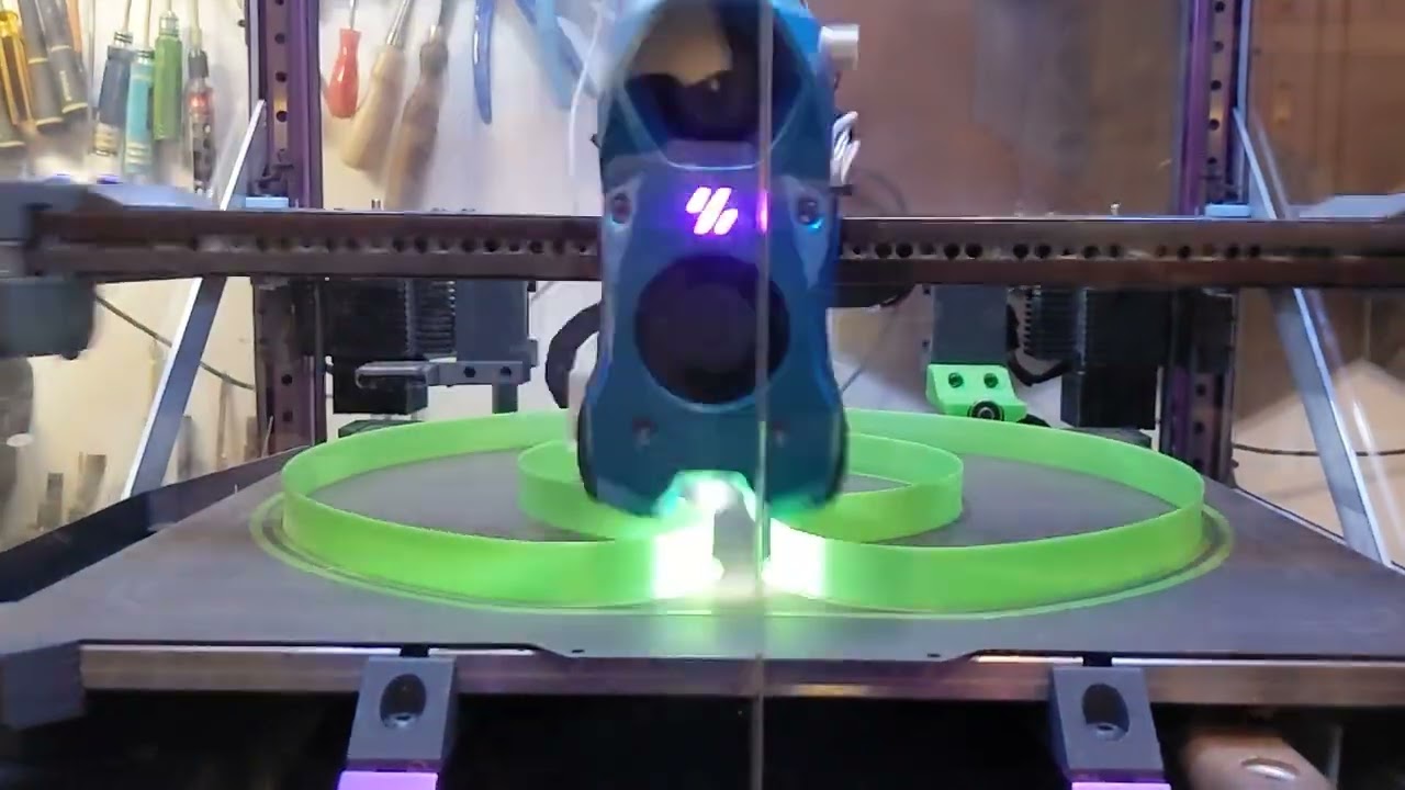 Pushing out 120mm3 of flow. Print flow test from 90-135mm3. Modified Dragon UHF+