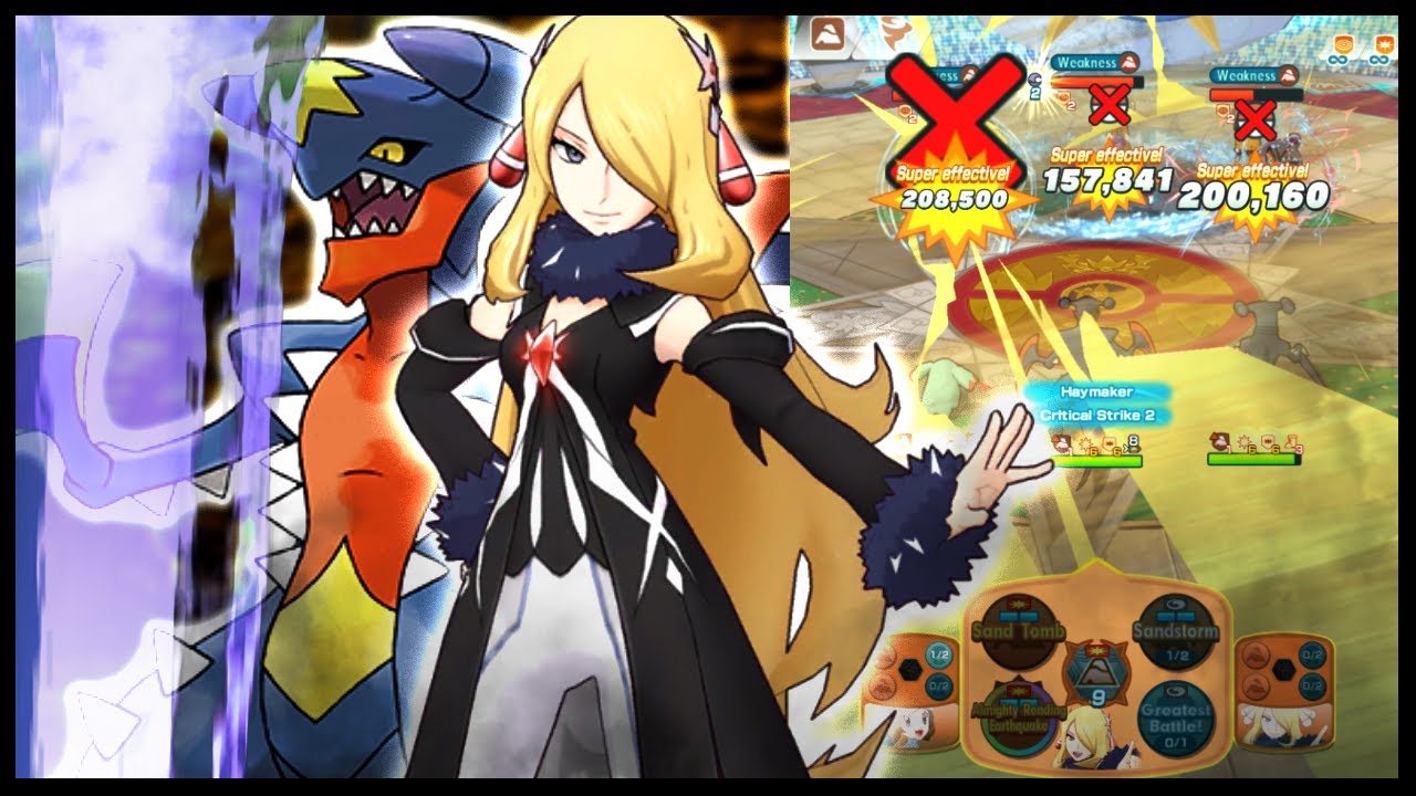 The New Best Unit In The Game?? EX Arc Suit Cynthia & Mega Garchomp Showcase! | Pokemon Masters EX