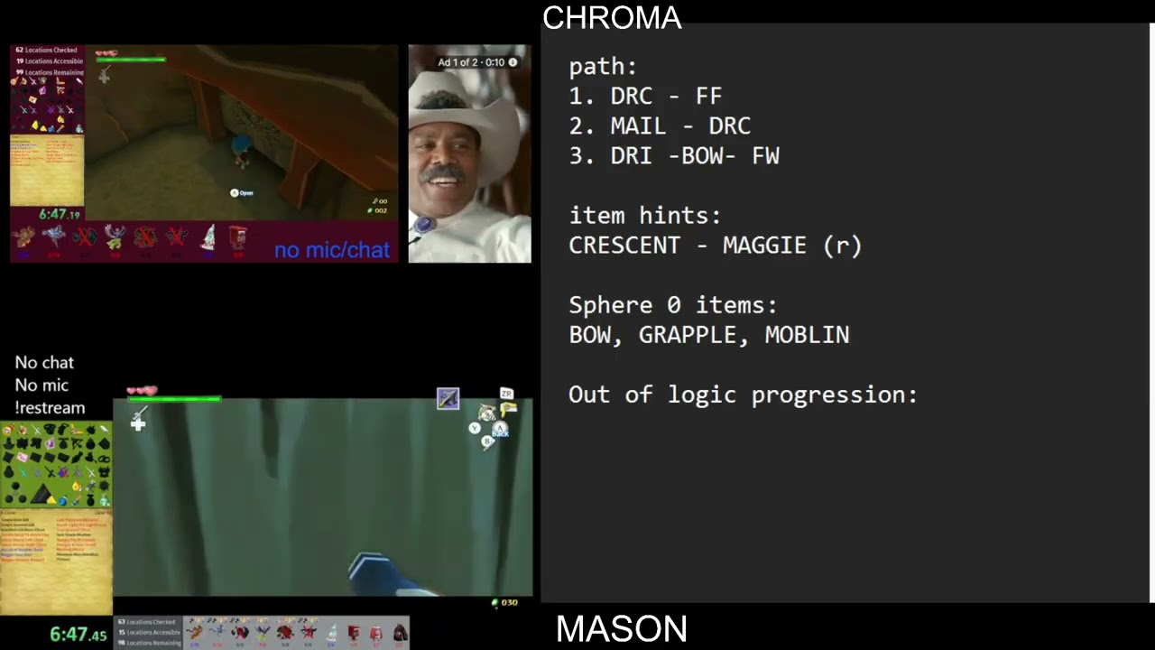 WWHD Randomizer Season 1 Winners Finals Game 2 Chroma vs Masonstar (Live Commentated)