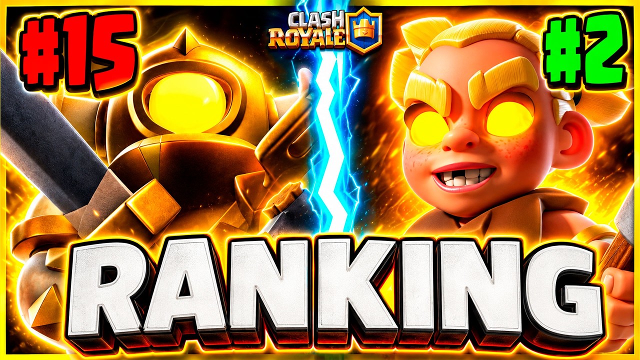 TODOS los HEROES de PEOR ❌ a MEJOR ✅ Clash Royale season 86