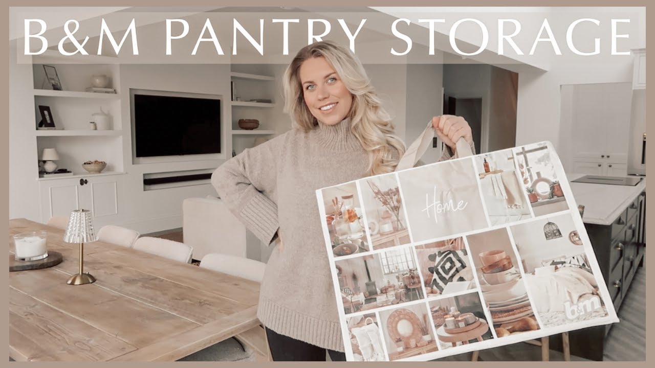 B&M HAUL 2024 | Storage Solutions & Pantry Organisation