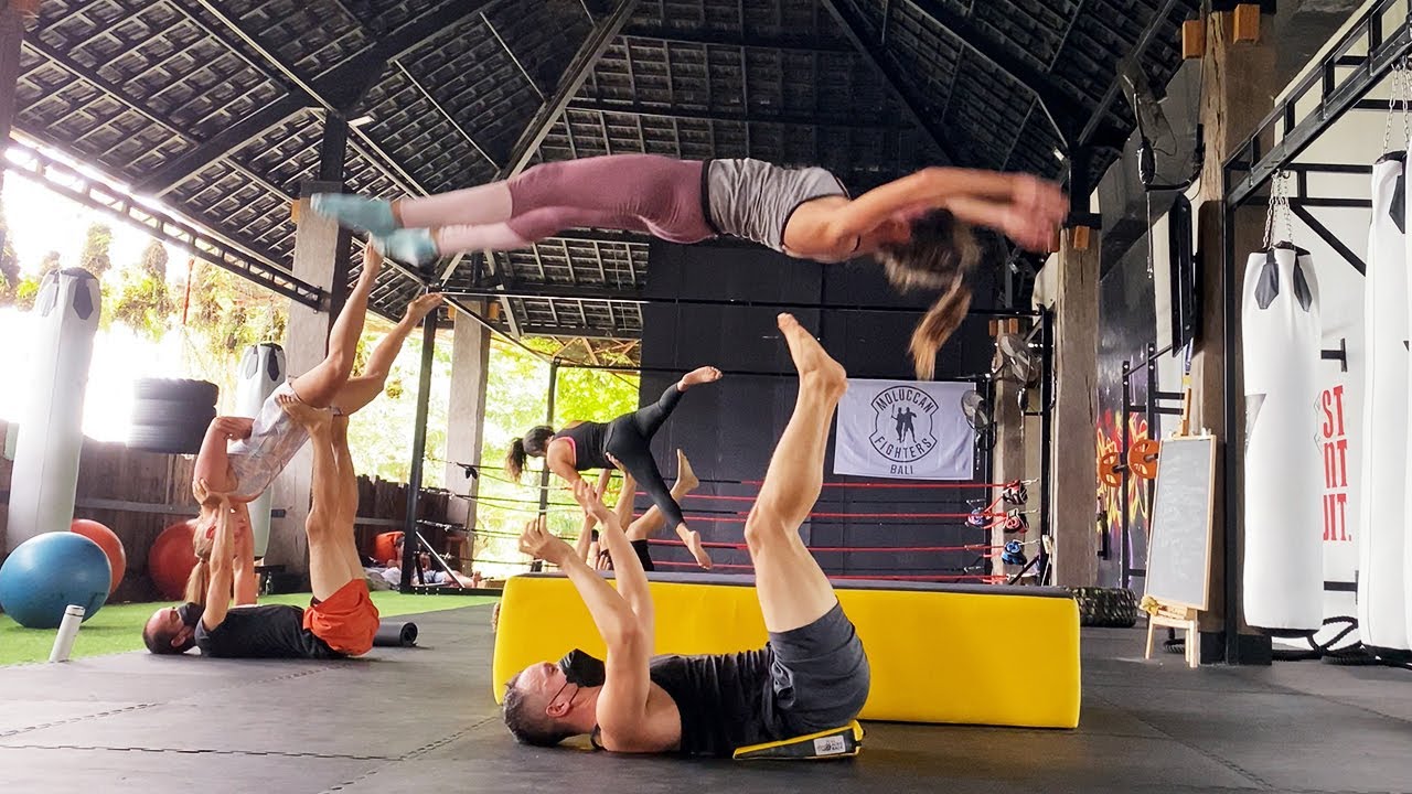 AcroYoga EPIC Tricks and Terrifying FAILS! (Insane AcroYoga Pops Flow) – The Acroyoga Show