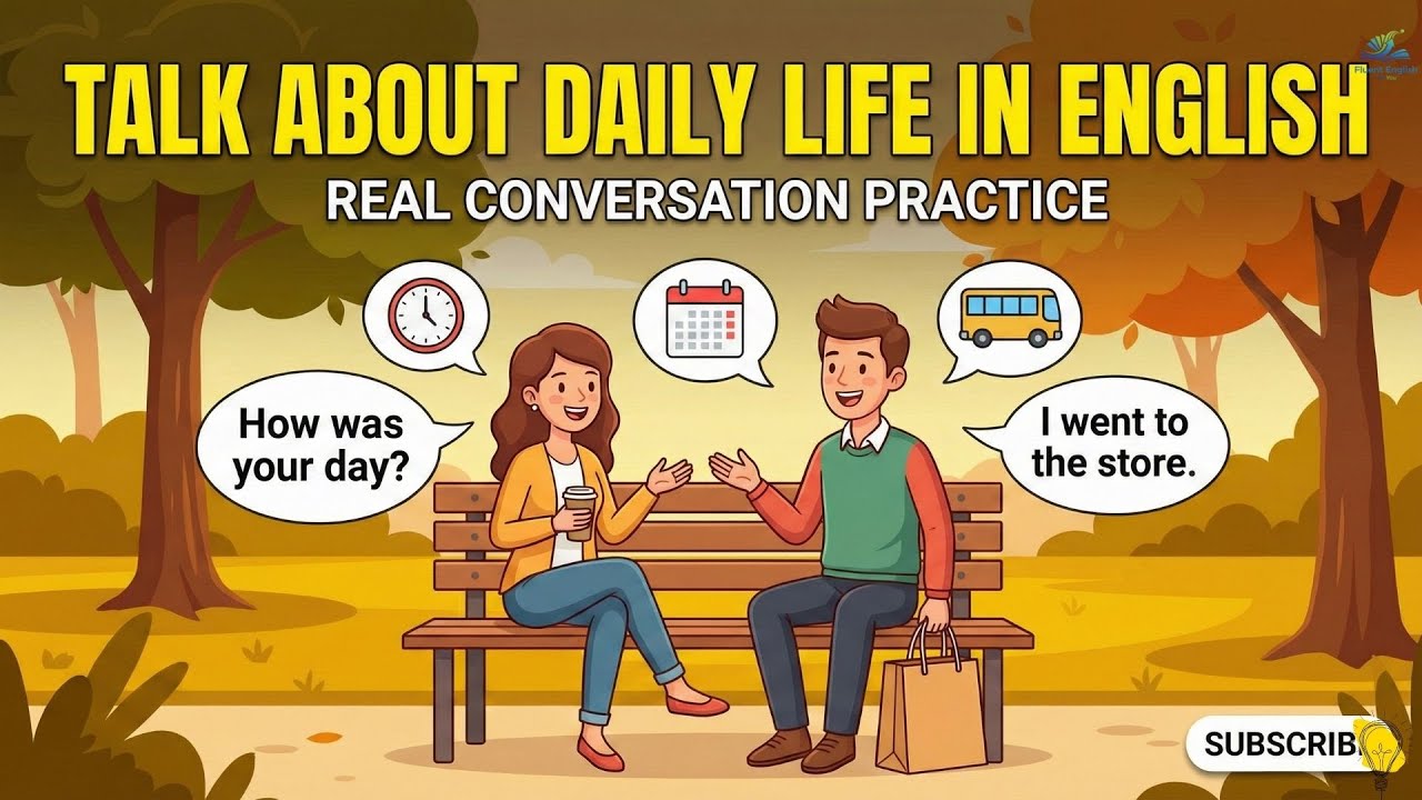 Talk About Daily Life in English - Real Conversation Practice | English Podcast