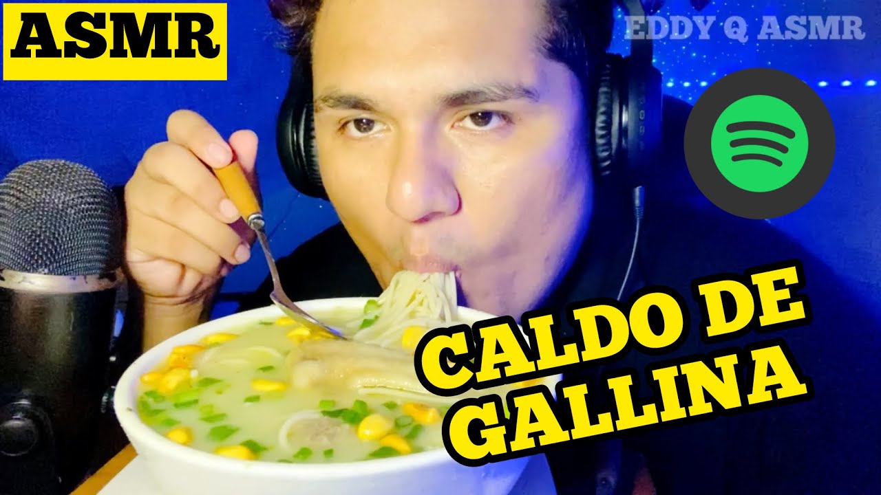 ASMR | comiendo CALDO DE GALLINA (asmr food)