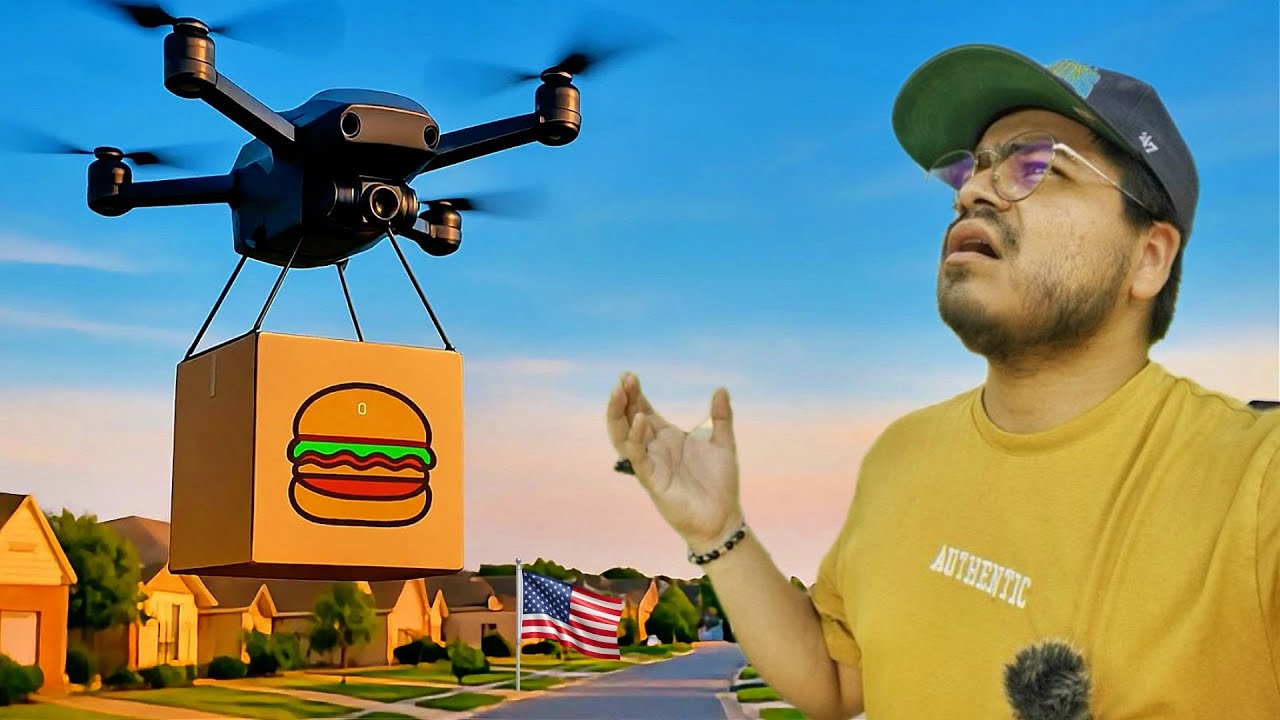Prob&eacute; un DELIVERY con DRON en EE.UU. y esto fue lo que pas&oacute;&hellip;