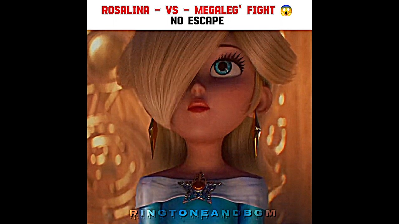 Rosalina - Vs - Megaleg' fight 😱 The Super Mario Galaxy Movie Edit #shorts #movieclips #edit