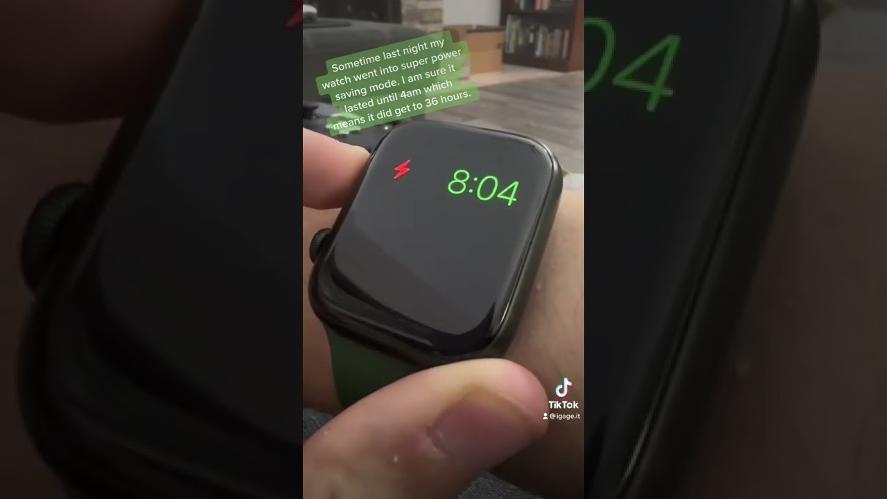 Watch OS 9 low power mode 36 hours later #watchos9 #applewatch #lowpowermode #apple