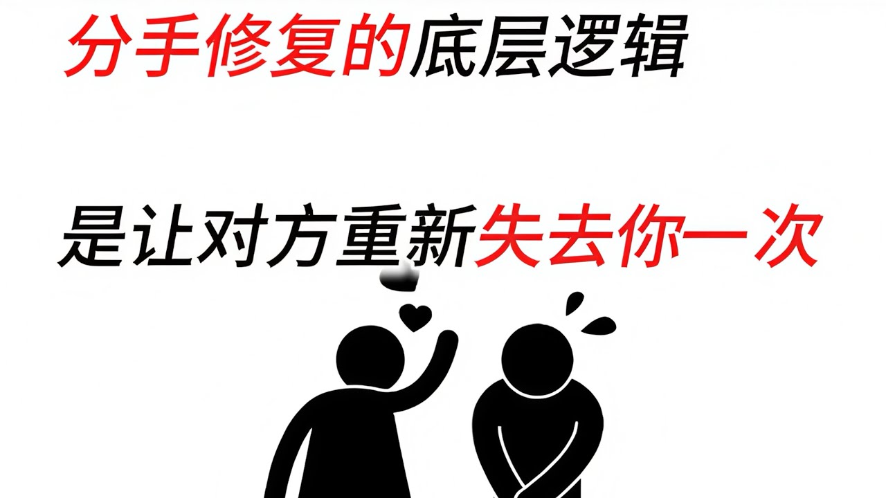 分手修复的底层逻辑，是让对方重新失去你一次。
