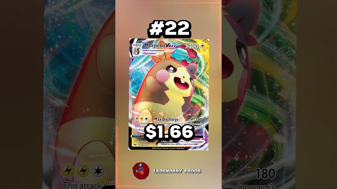 Top 50 Cheapest Vmax Pokemon Cards 