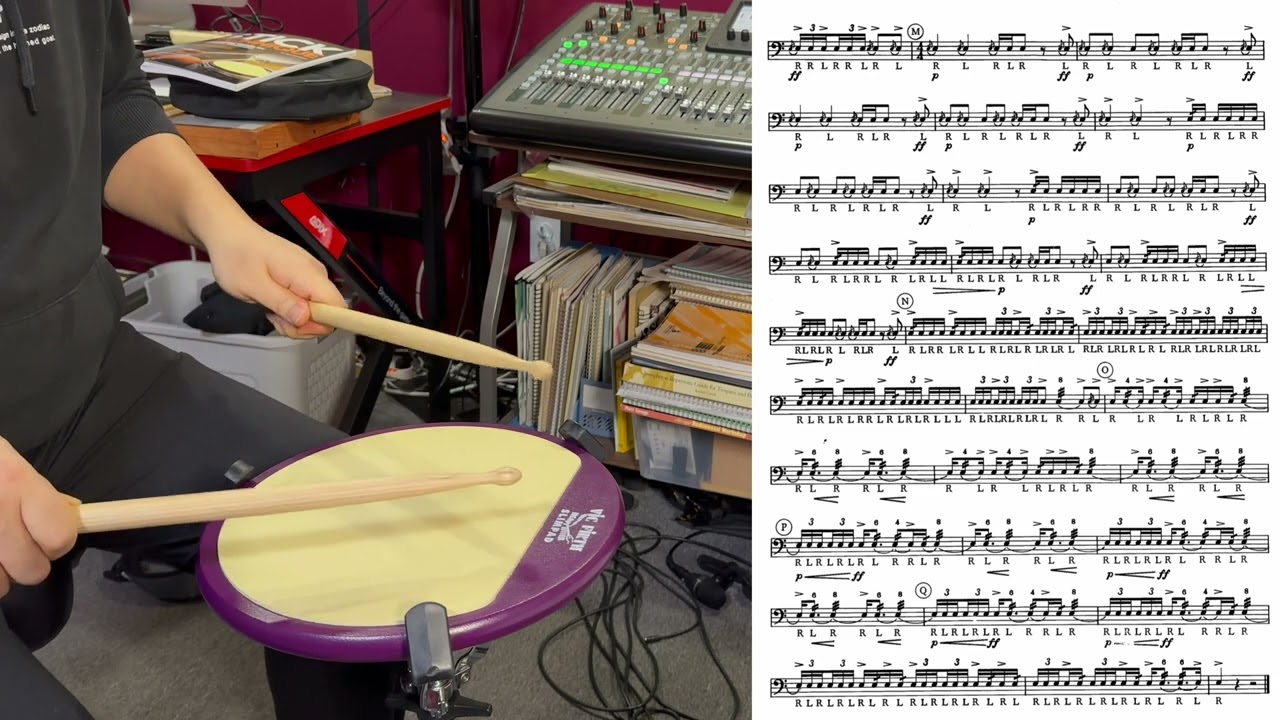 The Winner by Mitch Markovich (Vic Firth pad)#루디먼트#snaredrumsolo#드럼연주