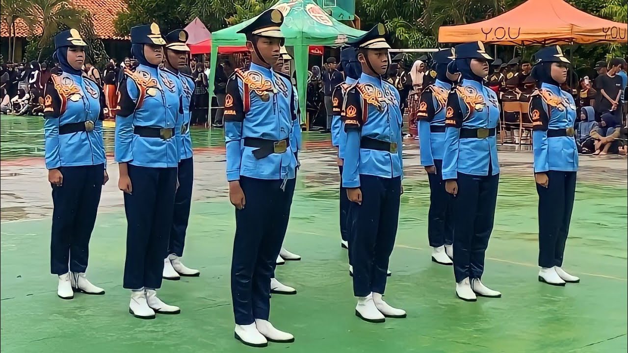 Ratu Perang Aceh! Penampilan Paskibra MTSN 1 Kota Bekasi | LKBB ALKAVIS 2024