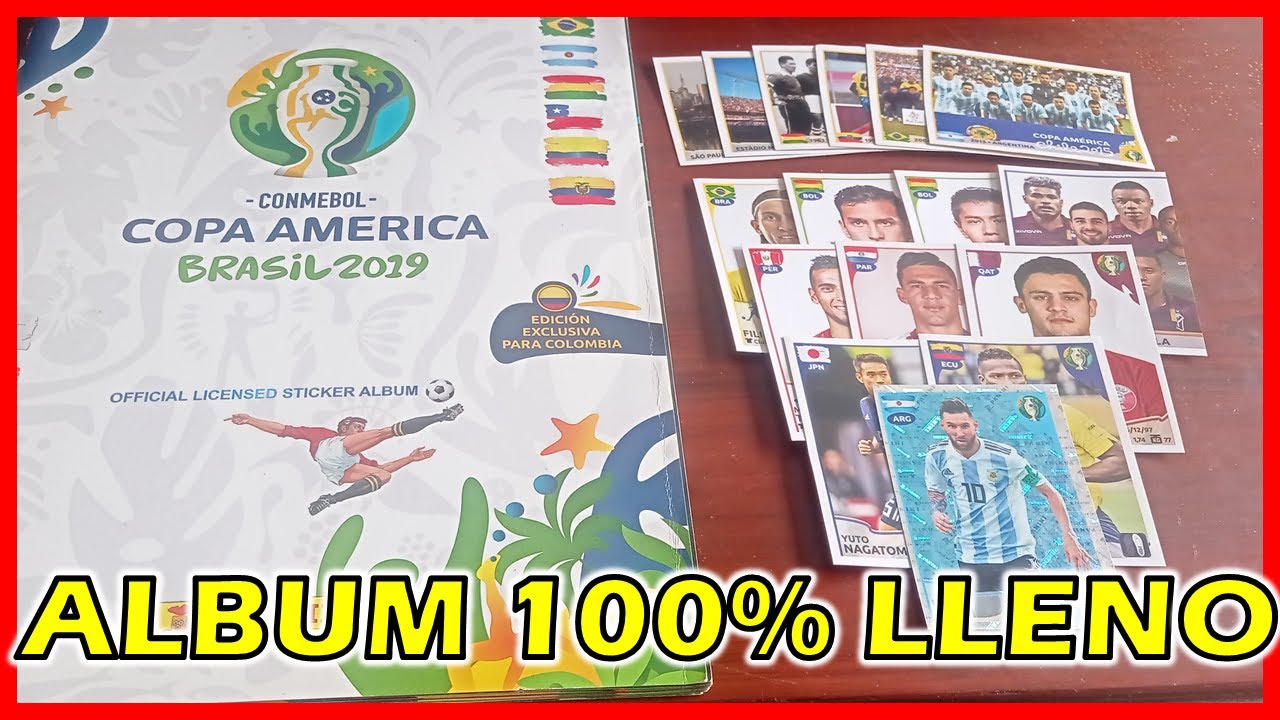 Completamos el Album de la *COPA AMERICA* 2019 PANINI